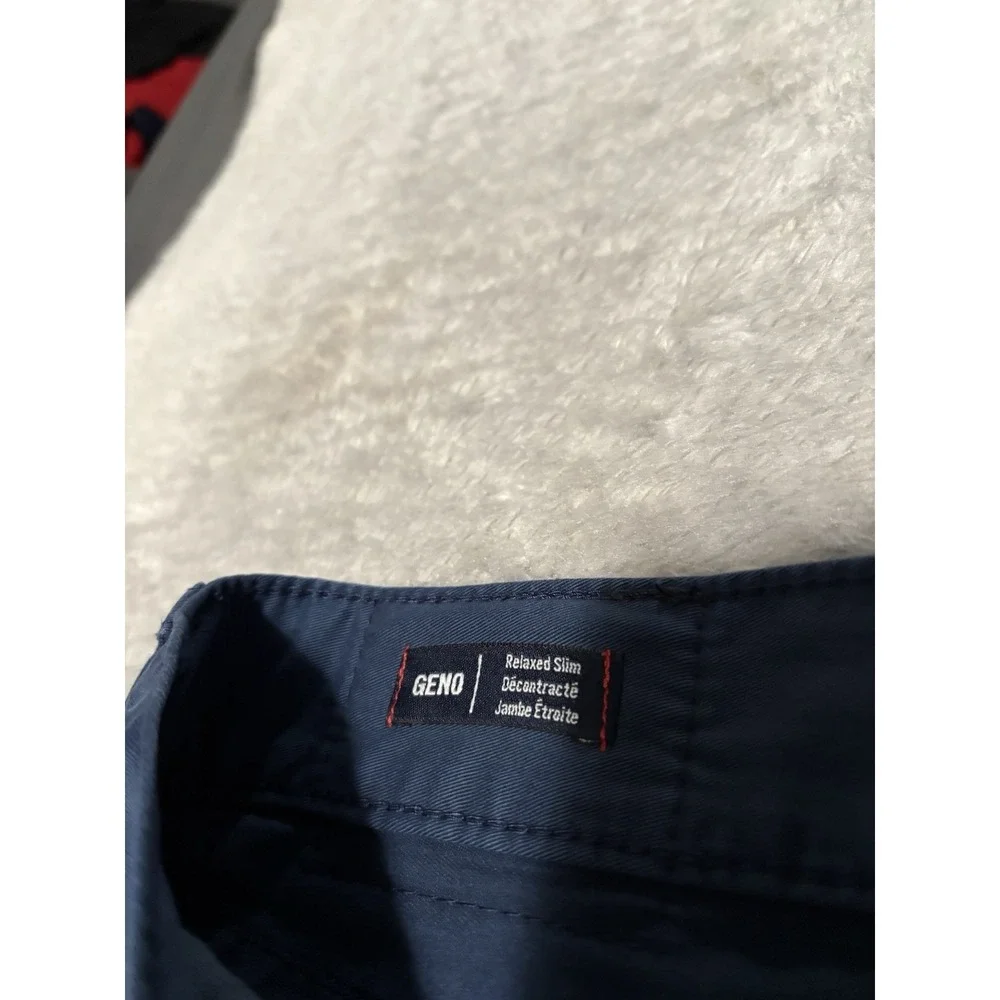 True Religion‎ Geno Relaxed Fit Blue Distressed Ripped Pants Size 40x34